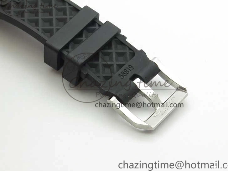 MIROTIME 0103 Aquatimer Chrono IW376702 SS BLS 1:1 Best Edition Black Dial on Black Rubber Strap A WellDesigned 7105